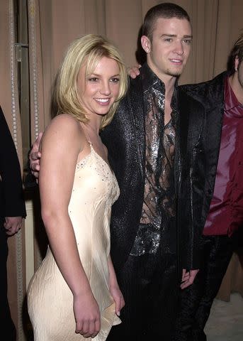 <p>Gregg DeGuire/WireImage</p> Britney Spears and Justin Timberlake