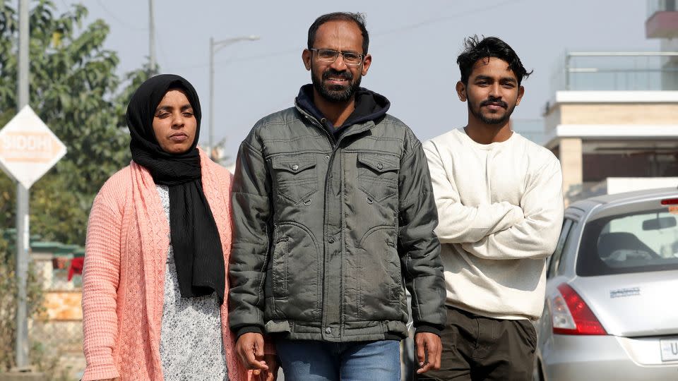 Journalist Siddique Kappan, who was arrested in October 2020 in the northern state of Uttar Pradesh, walks out of jail after being granted bail in a money laundering case, in Lucknow on February 2, 2023. - AFP/Getty Images