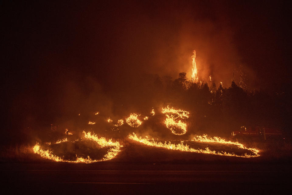 Northern California wildfire surges