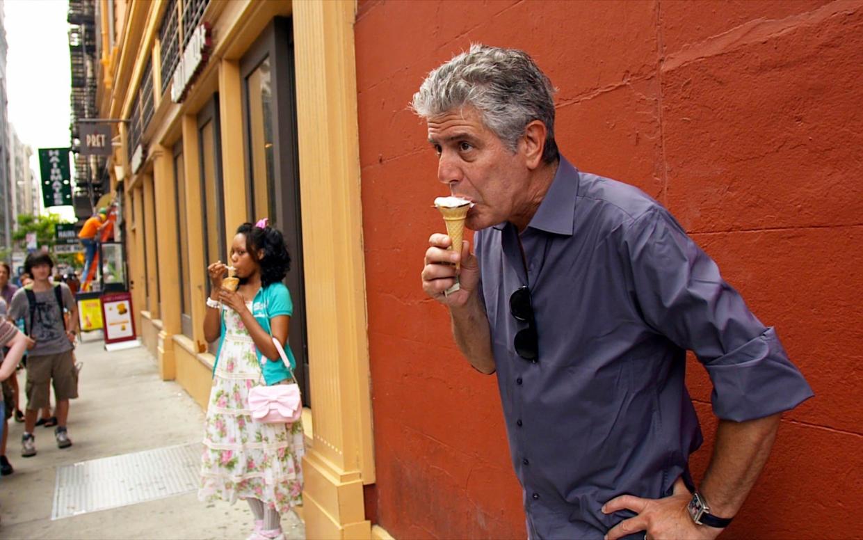 Anthony Bourdain in the documentary about his life, Roadrunner - Focus Features