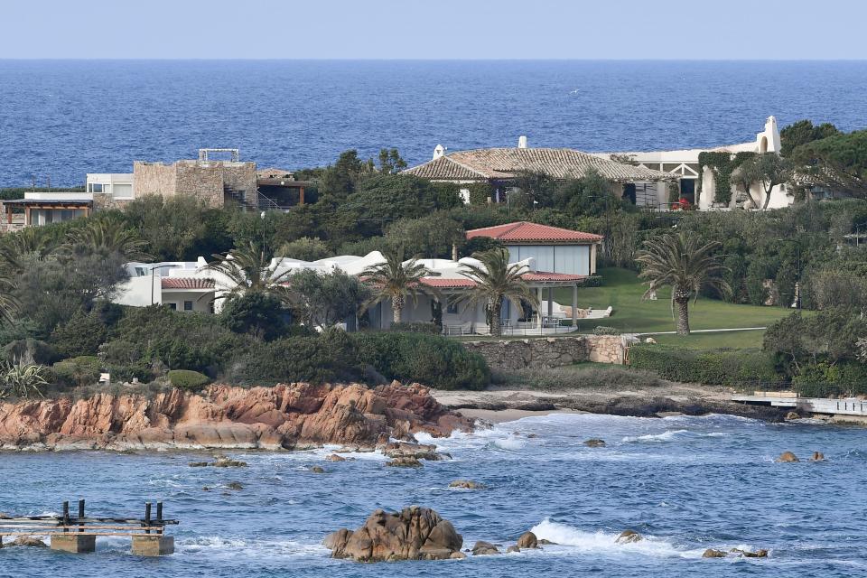 Usmanov is linked to properties on the coast of Sardinia, Italy.