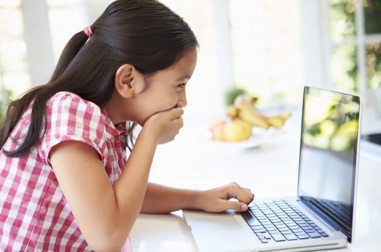 The report raises concerns that children could be exposed to unsuitable sites and cybercrime (Monkey Business Images/REX/Shutterstock)