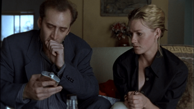 Nicolas Cage and Elizabeth Shue in 'Leaving Las Vegas'