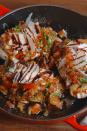 <p>Our new weeknight fav.</p><p>Get the recipe from <a href="https://www.delish.com/cooking/recipe-ideas/recipes/a51771/bruschetta-chicken-recipe/" rel="nofollow noopener" target="_blank" data-ylk="slk:Delish;elm:context_link;itc:0;sec:content-canvas" class="link ">Delish</a>.</p><p><strong><a class="link " href="https://www.amazon.com/Creuset-Signature-Handle-Skillet-4-Inch/dp/B00B4UOTBQ/?tag=syn-yahoo-20&ascsubtag=%5Bartid%7C1782.g.3456%5Bsrc%7Cyahoo-us" rel="nofollow noopener" target="_blank" data-ylk="slk:BUY NOW;elm:context_link;itc:0;sec:content-canvas">BUY NOW</a> <em>Le Creuset Cast-Iron 12" Skillet, $200, </em></strong><em><strong>amazon.com</strong></em></p>
