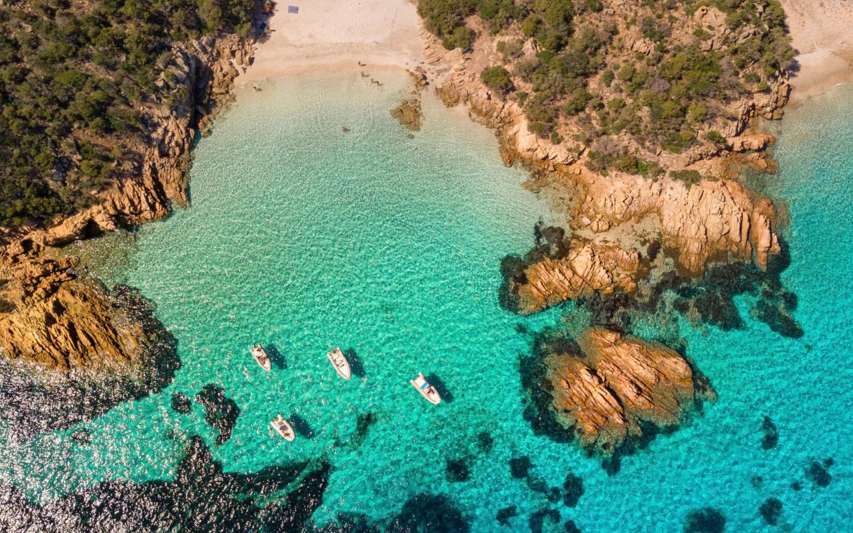 Sardinian beach aerial view - Davide Mottarella 