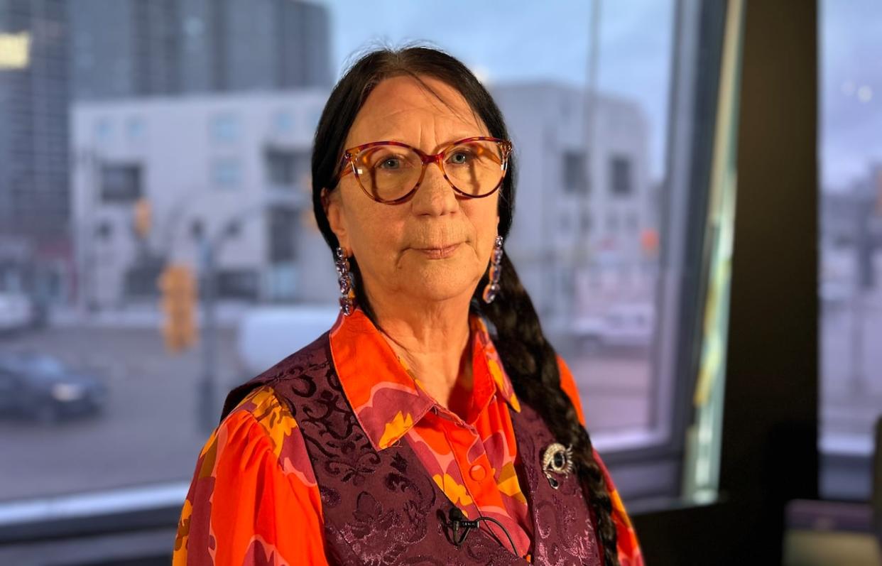 Arlene Last-Kolb says the solution to dealing with the crisis of drug overdose deaths is to ensure a safe supply of drugs for people struggling with addiction while they seek help. (Kevin Nepitabo/CBC - image credit)