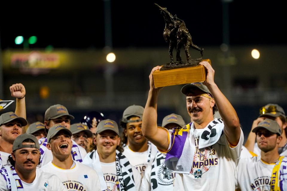 Pitcher Paul Skenes was named the most outstanding player of the 2023 College World Series after he helped lead LSU to the title.