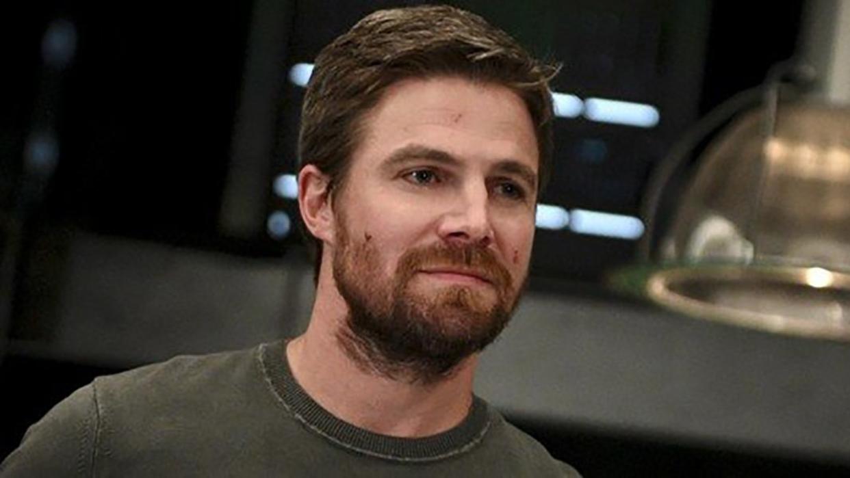  Stephen Amell on Arrow. 