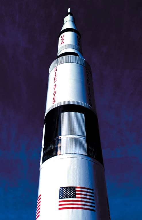 Designed by ex-Nazi Wernher von Braun, the Saturn V rocket remained the most powerful rocket for five decades (Frank WHITNEY)