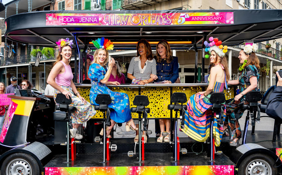 Hoda and Jenna in New Orleans (Nathan Congleton / TODAY)