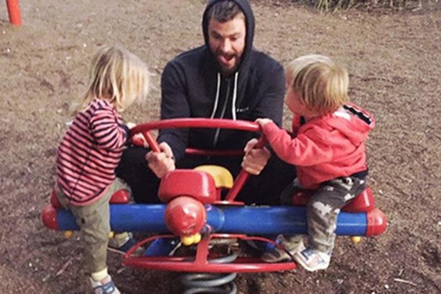 Chris Hemsworth's cutest dad moments