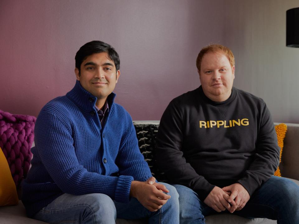 Rippling cofounders Prasanna Sankar and Parker Conrad