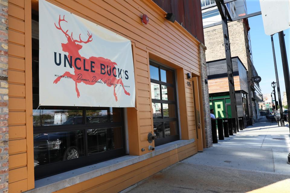 Uncle Buck's is a Northwoods-themed bar on N. Phillips Ave., with the astro-themed Red Star bar operating upstairs.