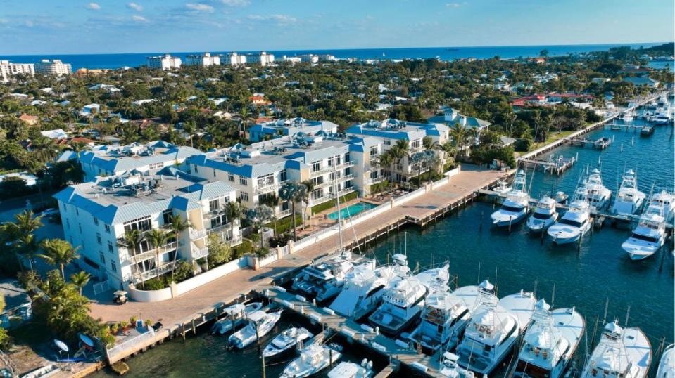 The former Cannonsport Marina apartments in Palm Beach Shores is being relaunched as the HAVN Residences and Yacht Club with condominiums priced between about $2 million and $4 million. The development was purchased in October 2023 for $58.5 million.