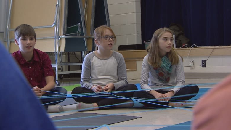 Feeling the zen at Stratford Elementary: Grade 6 students learn about yoga, mindfulness and meditation