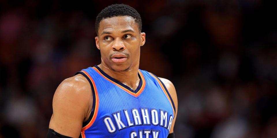 Russell Westbrook signed a 5-year extension that gives him a $233 million contract — the biggest in NBA history.