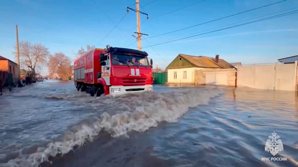 Three people are reported to have died so far. - Russian Emergencies Ministry via Reuters