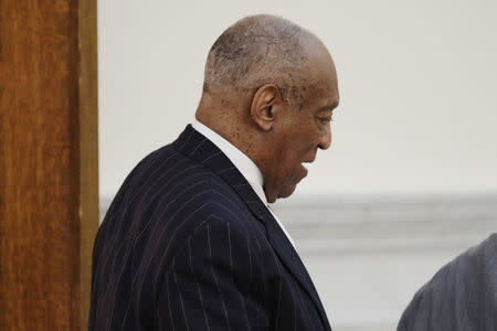 Actor and comedian Bill Cosby leaves the courtroom after the tenth day of his retrial for his sexual assault case at the Montgomery County Courthouse in Norristown, Pennsylvania on April 20, 2018.Dominick Reuter/Pool via REUTERS