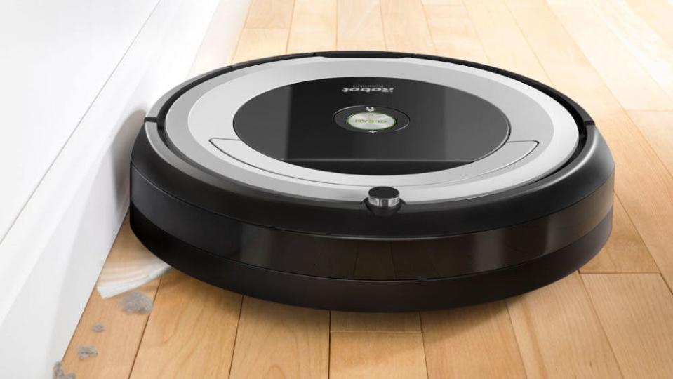 Dust bunnies are no match for the Roomba 614.