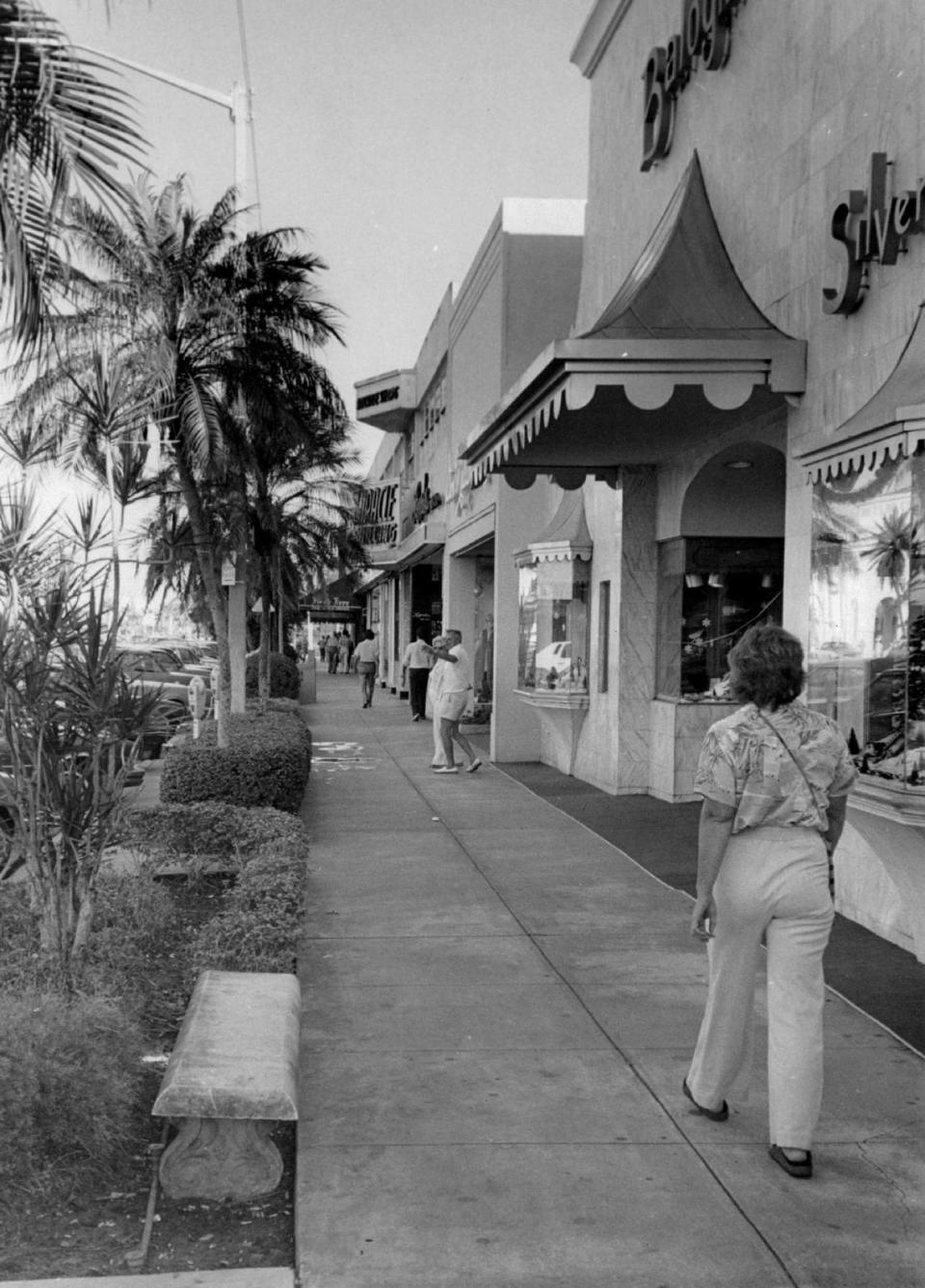 Miracle Mile in 1978. Miami Herald File