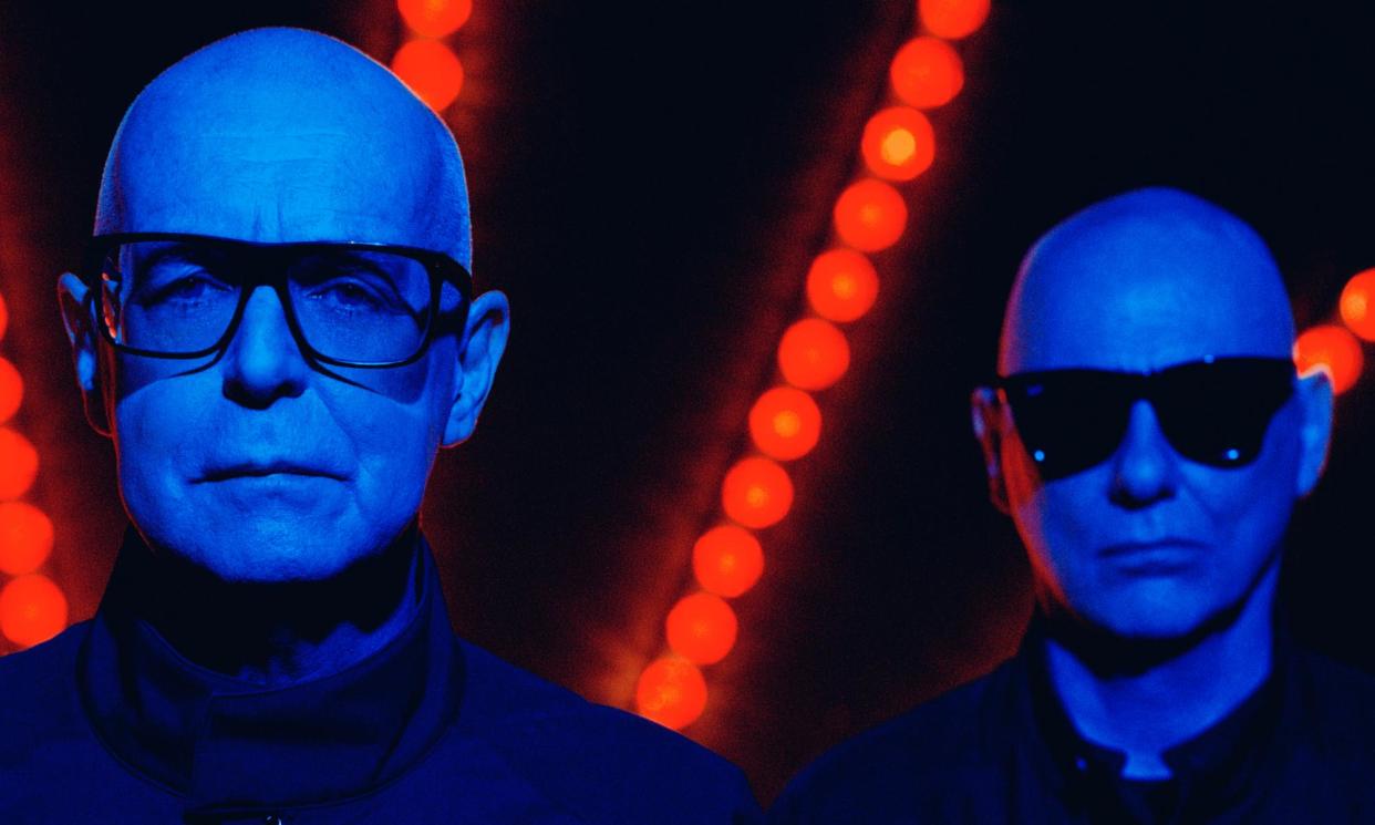 <span>‘Pithy storytelling’: Pet Shop Boys’s Neil Tennant, left, and Chris Lowe.</span><span>Photograph: Alasdair McLellan</span>