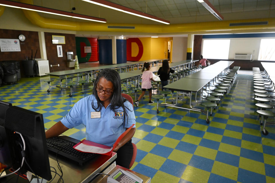 Charlene Locklear, child nutrition director for Robeson County schools, said providing Lunchables already has resulted in thousands more meals being consumed compared with last school year. (Washington Post photo by Matt McClain)