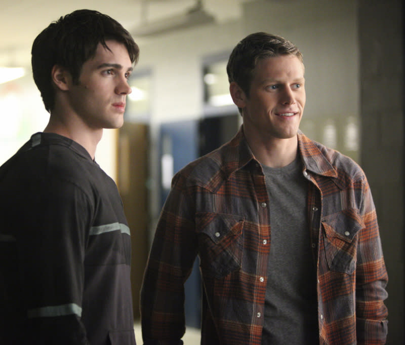 Steven R. McQueen as Jeremy and Zach Roerig as Matt in "We All Go a Little Mad Sometimes," the sixth episode of "The Vampire Diaries" Season 4.