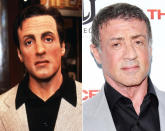 <p>Sylvester „Rocky“ Stallone hat auf der Leinwand schon ordentlich Prügel bekommen. Und auch sein Wachs-Klon musste wohl den einen oder anderen Fausthieb zu viel kassieren. (Bilder: Rex Features/Getty Images)</p>