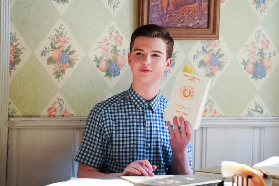 Iain Armitage on the “Young Sheldon” series finale. Bill Inoshita / 2024 Warner Bros.