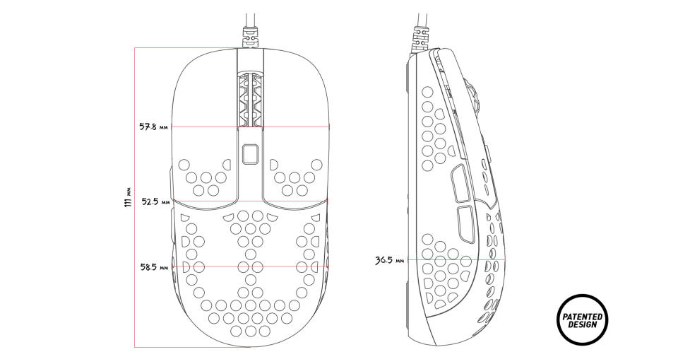 The dimensions of the Xtry MZ1 (Image: Xtry)