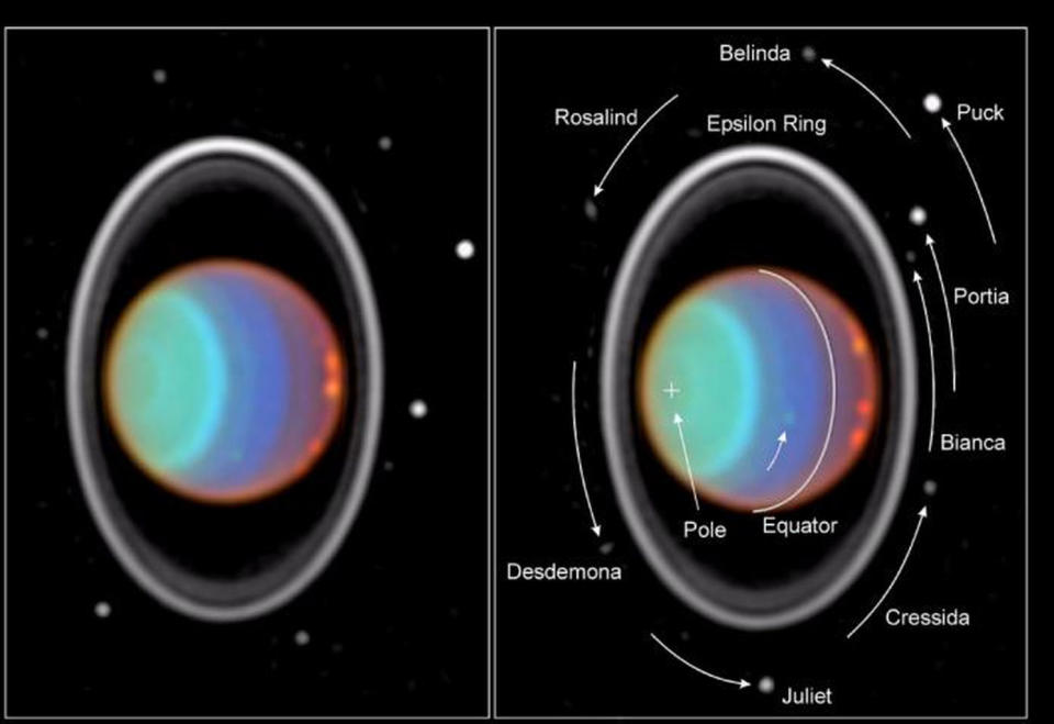 Strange Waves Hint at Hidden Moons of Uranus