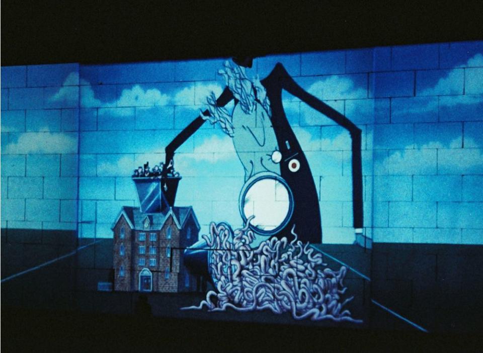 Stage design for The Wall at Earls Court, London, 1981. | Pete Still/Redferns