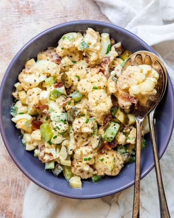 Keto "Potato" Salad With Cauliflower