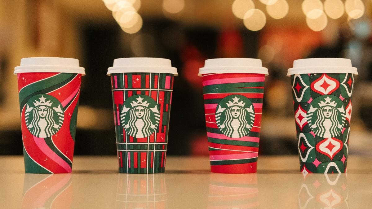 Celebrating 25 years of Starbucks (mostly) red holiday cups