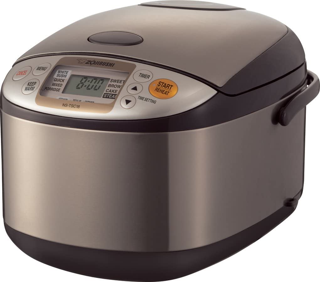 best rice cookers - zojirushi stainless steel finish rice cooker