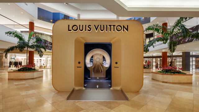 Louis Vuitton display in the foyer of Nordstrom Downtown S…