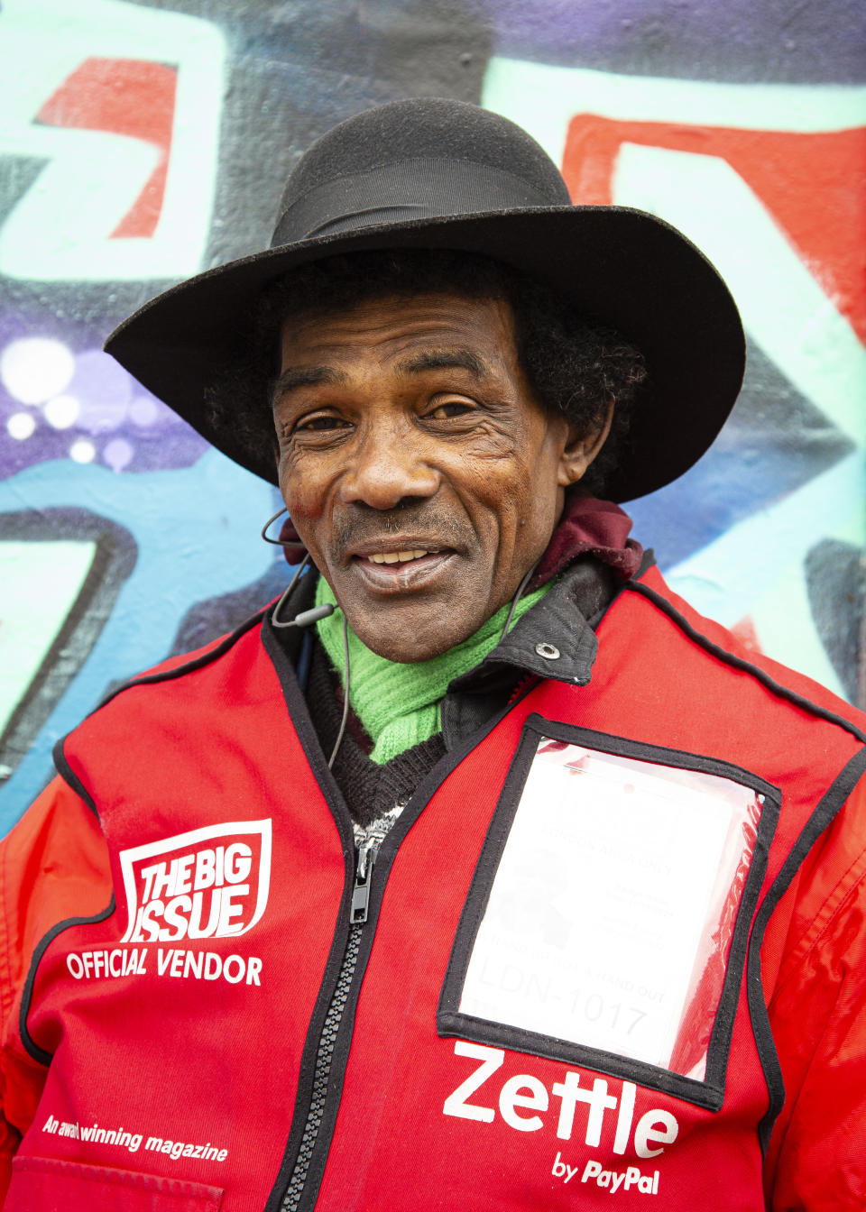 Big Issue vendor Easton (Andy Parsons/PA)