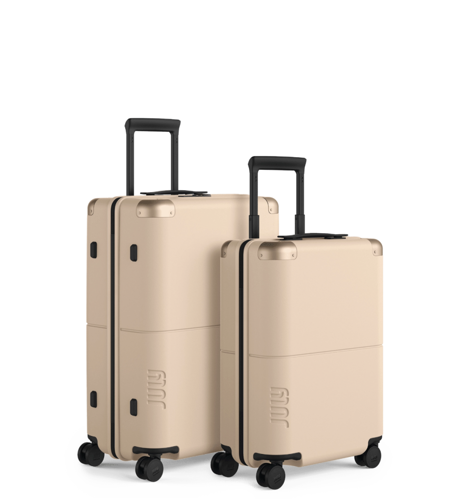 <p><a href="https://go.redirectingat.com?id=74968X1596630&url=https%3A%2F%2Fjuly.com%2Fus%2Fluggage%2Fcarry-on-checked-luggage-set%2F%3Fgclid%3DCjwKCAjwg-GjBhBnEiwAMUvNWz7fZv7CLLsnC8oyjmu73RGSulwxzf1L2hJc0B8ywwy4U_AHFGxc8hoCg2MQAvD_BwE&sref=https%3A%2F%2Fwww.esquire.com%2Flifestyle%2Fcars%2Fg44070315%2Fbest-rolling-luggage%2F" rel="nofollow noopener" target="_blank" data-ylk="slk:Shop Now;elm:context_link;itc:0;sec:content-canvas" class="link ">Shop Now</a></p><p>Carry On & Checked Set</p><p>$585.00</p><p>july.com</p>