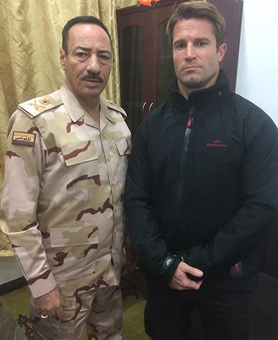 Denham Hitchcock and Major General Najim al-Jubouri