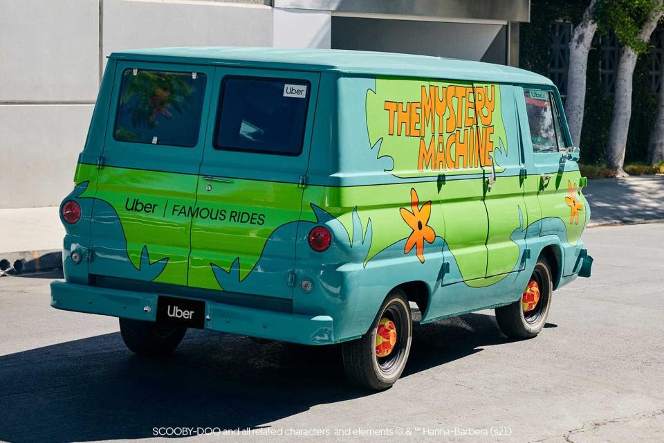 Uber's Scooby-Doo Mystery Machine van