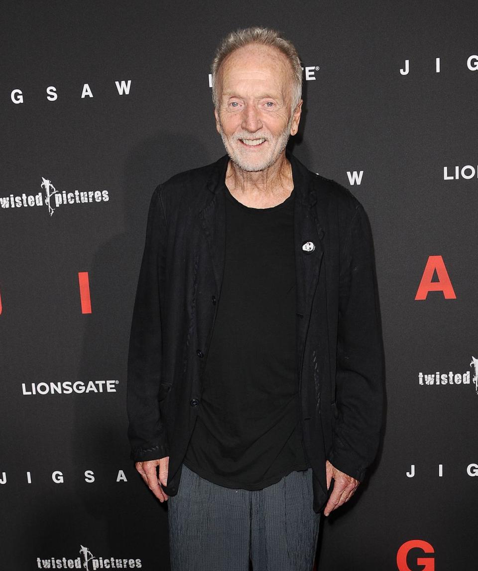 hollywood, ca october 25 actor tobin bell attends the premiere of jigsaw at arclight hollywood on october 25, 2017 in hollywood, california photo by jason laverisfilmmagic