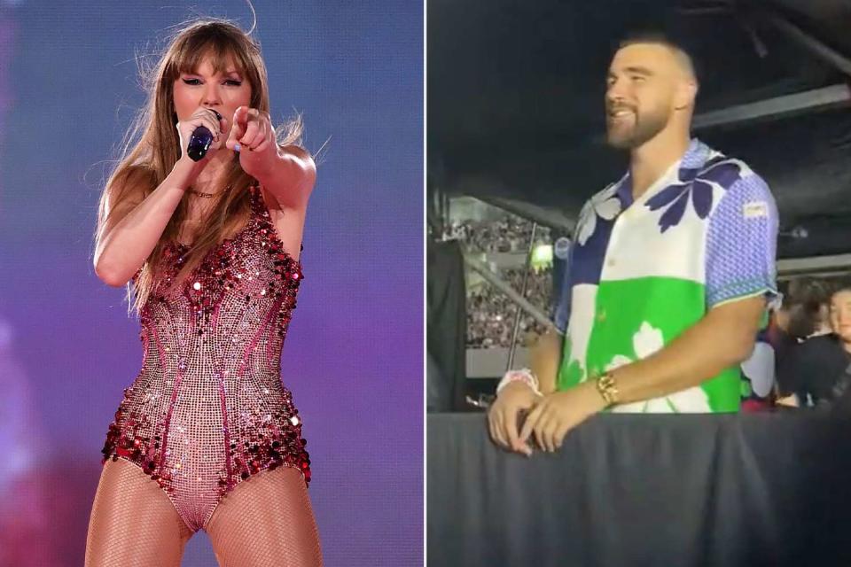 <p>Marcelo Endelli/TAS23/Getty , Mike Djordj / SplashNews.com</p> Taylor Swift, Travis Kelce