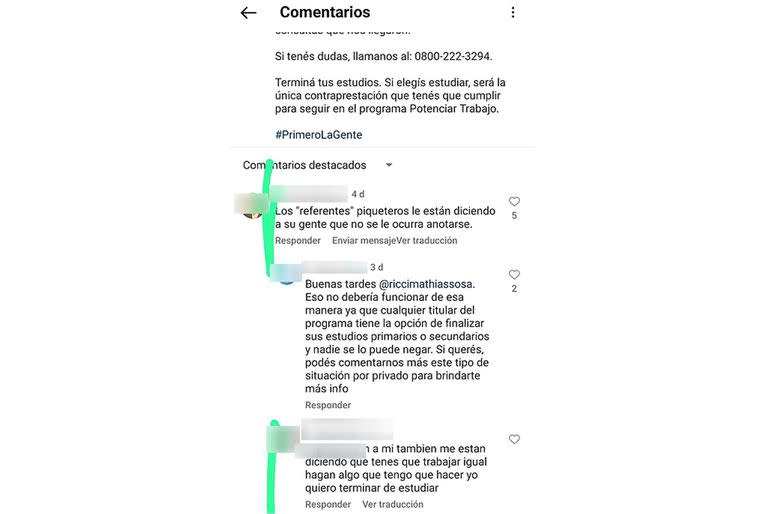 Denuncias "Volvé a estudiar"