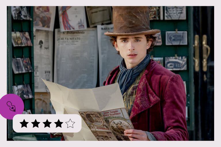 Timothée Chalamet en Wonka, estreno del jueves 7