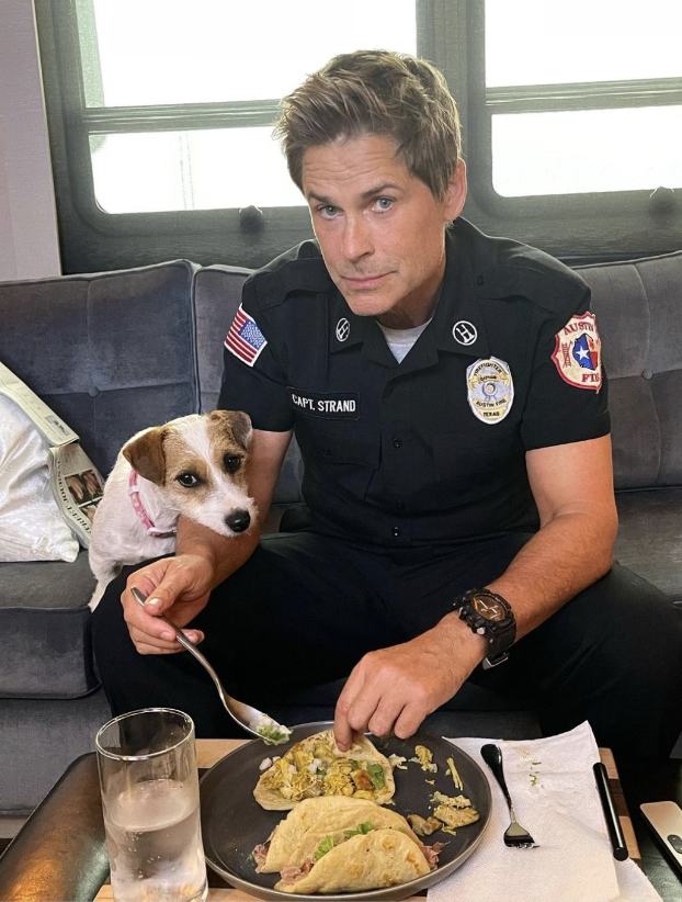 Lowe says he’s a creature of habit and enjoys the same meals at least once a week. Rob Lowe/Instagram