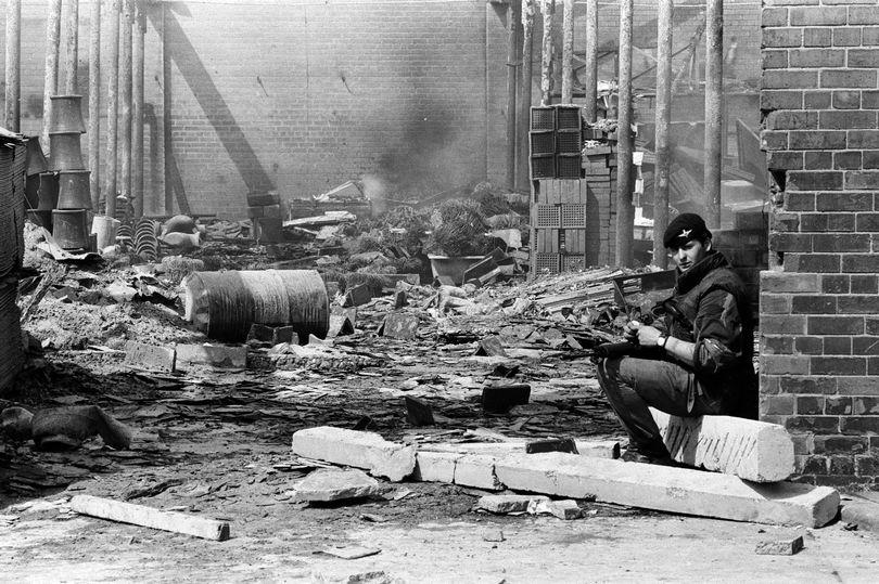 Aftermath scenes in Belfast, Northern Ireland, after rioting in August 1971 -Credit:Mirrorpix