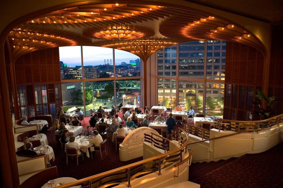 Glowing lights and a sweeping view of Kansas City have made The American restaurant a revered fine-dining destination for decades.