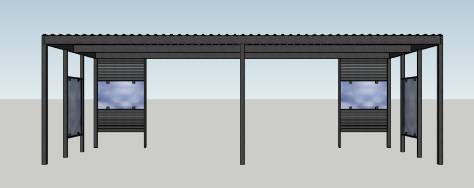 A sketch of the outdoor classroom planned for Gowan Science Academy. The space will also have whiteboards, tables, electricity and Wi-Fi. (Gowan Science Academy)