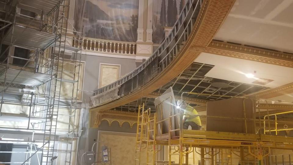 Renovations are underway for the old Carolina Theatre. The Foundation For The Carolinas is spending $90 million on the project.