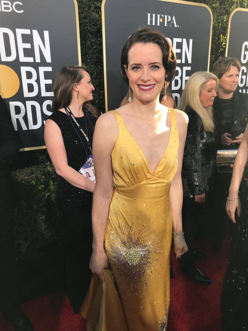 Foy at 2019 Golden Globes.